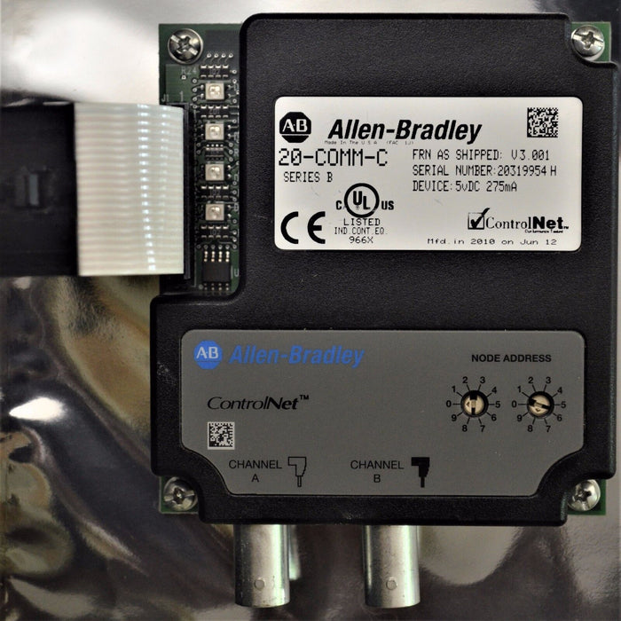 Allen Bradley 20-COMM-C Powerflex ControlNet COMM Adapter FRN. V 3.001