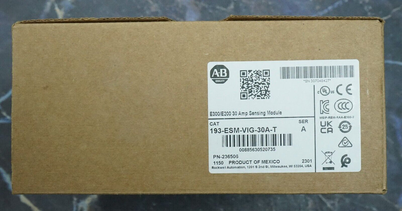 New Allen Bradley Overload 193-ESM-VIG-30A-T 0.5-30 amp range