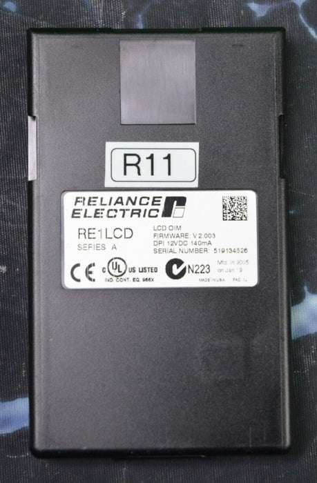 Reliance Electric RE1LCD A Keypad FRN:2.003 Tested Good R11