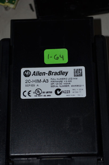 Allen-Bradley 20-HIM-A3 SERIES A Full Numeric HMI Keypad Firmware 3.005  #1-64