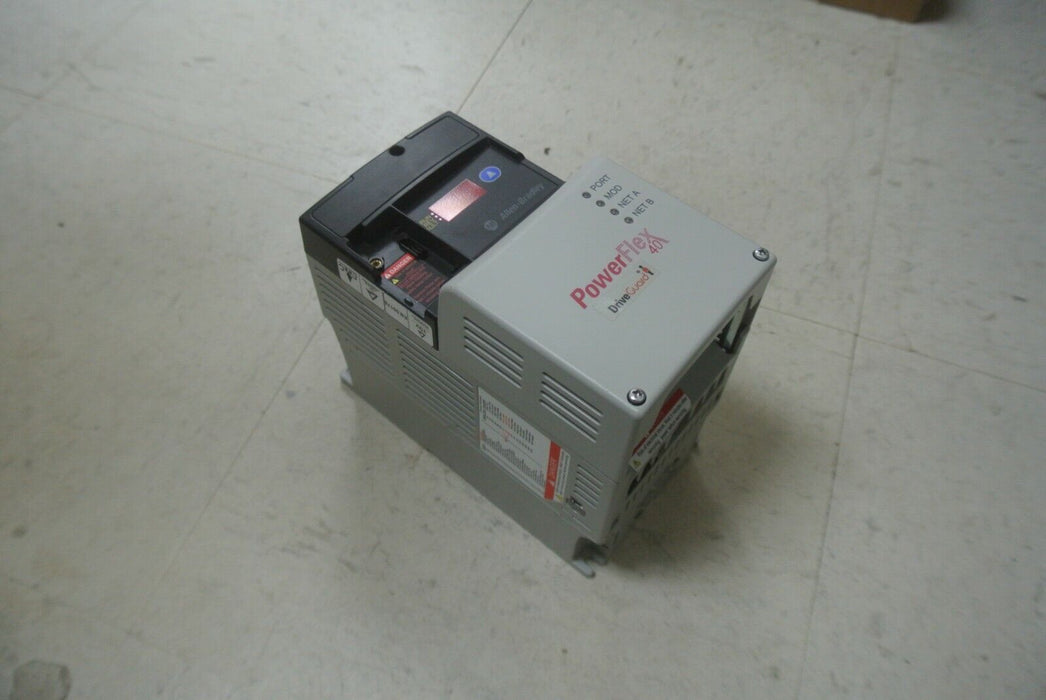 Low Hours 2013 Allen-Bradley Powerflex 40P 22D-D1P4N104 0.5 HP Tested Good