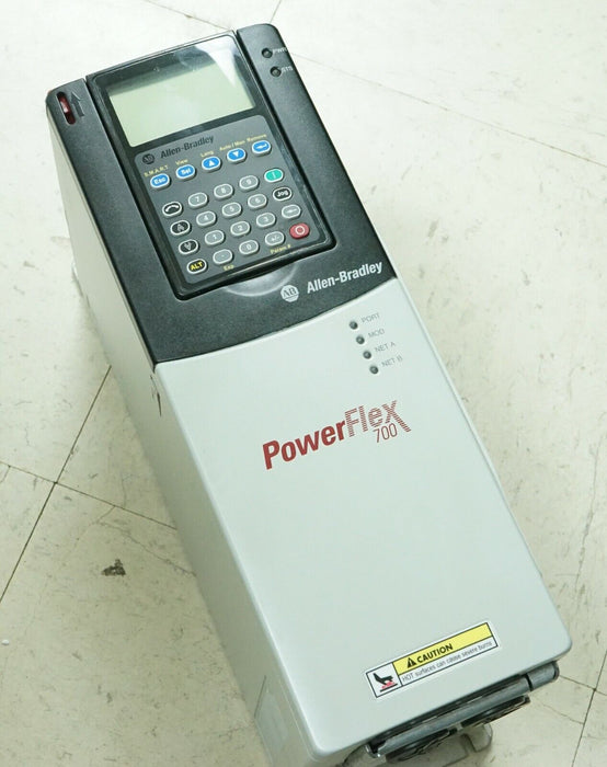 Low Hours Allen-Bradley PowerFlex 700 5 HP 20BD8P0A3AYYANC1 480 VAC FRN: 4.006