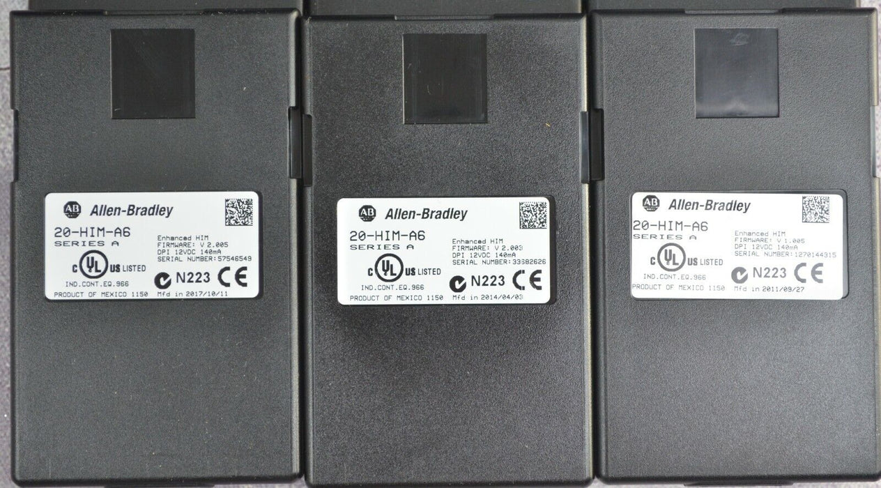 ALLEN BRADLEY 20-HIM-A6 SERIES A HIM FIRMWARE 2.003 AND 2.005 UP TO 4 AVAILABLE