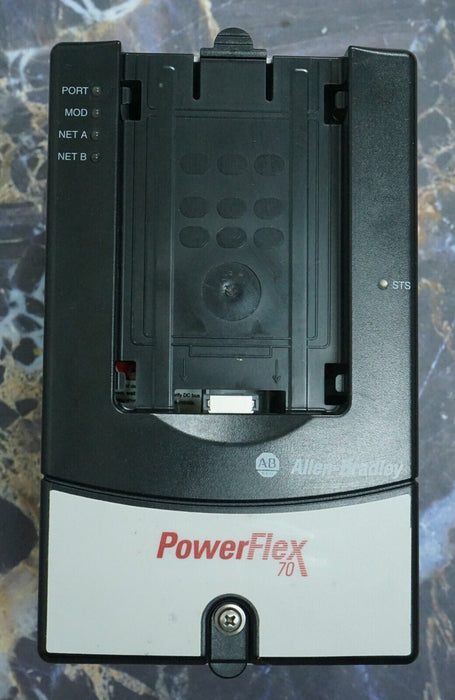 Allen-Bradley PowerFlex70 20AD3P4A0AYNNNC0/A 2HP 480VAC Drive FRN:5.001