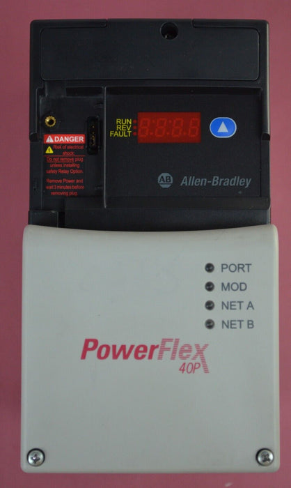 Low Hours 2020 Allen Bradley 22D-D6P0N104 PowerFlex40 Firmware 3.01 Series A