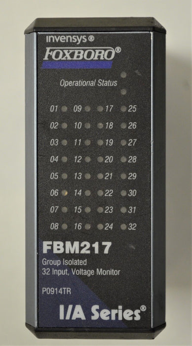 FOXBORO Invensys FBM217 Module 32 Input Tested Good