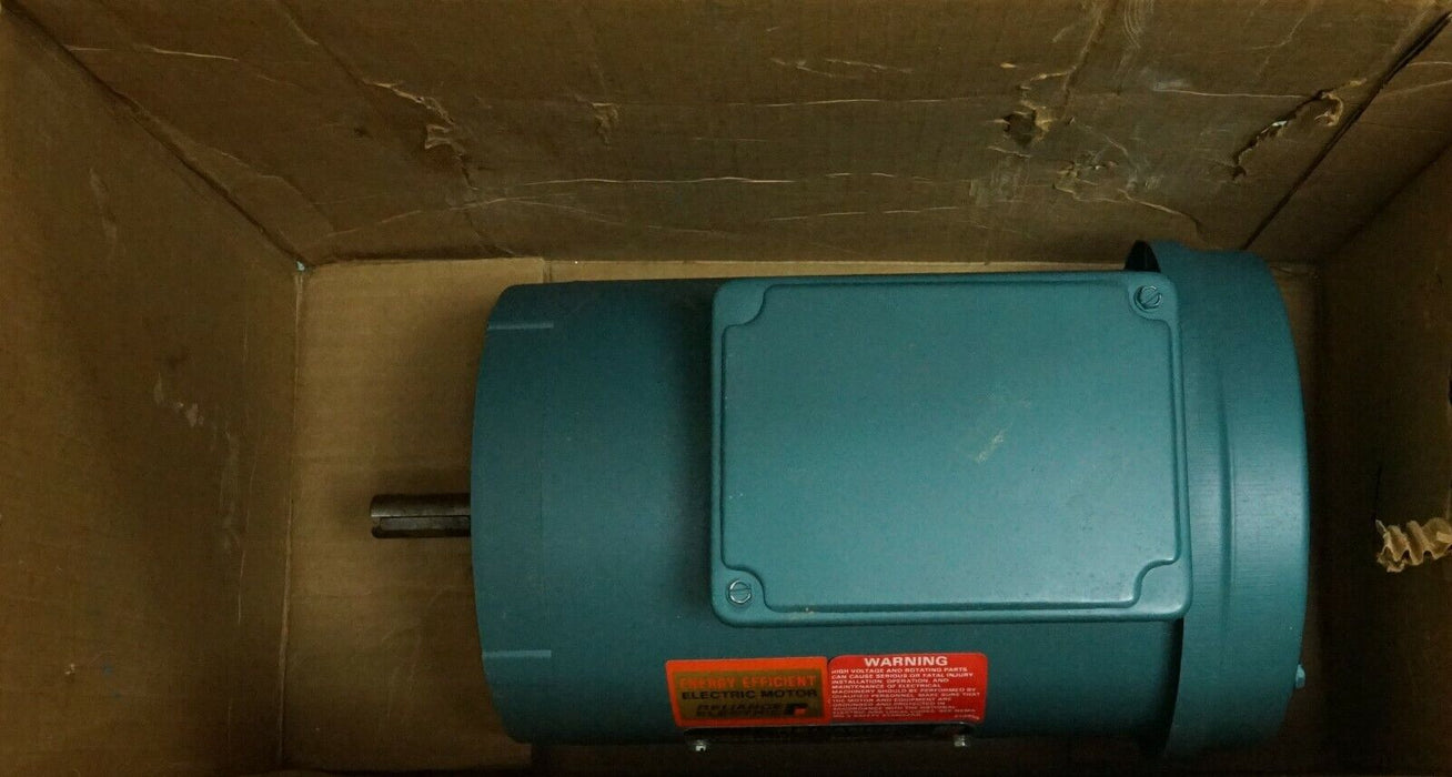 New Reliance Electric Motor FC56C Frame 3/4HP, 1140 RPM, 208-230 Volts P56H3128S