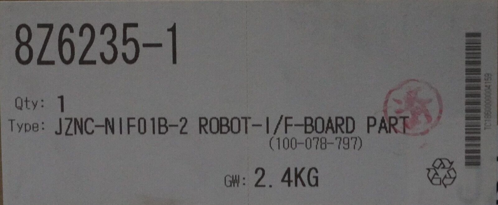 Yaskawa I/O Interface Control Board JZNC-NIF01B-2