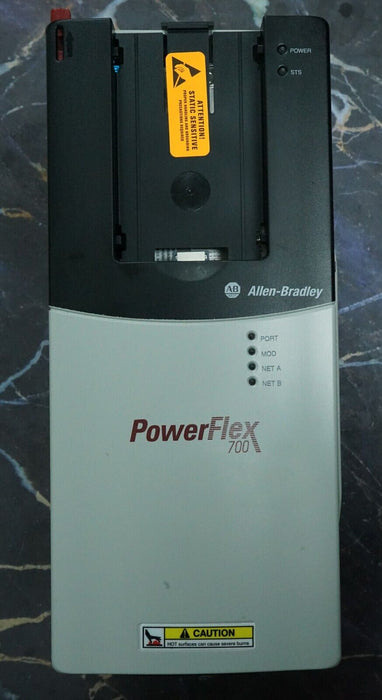 2019 Allen-Bradley PowerFlex 700 10HP 20BD014A0AYNANC0 480 VAC FRN:10.004