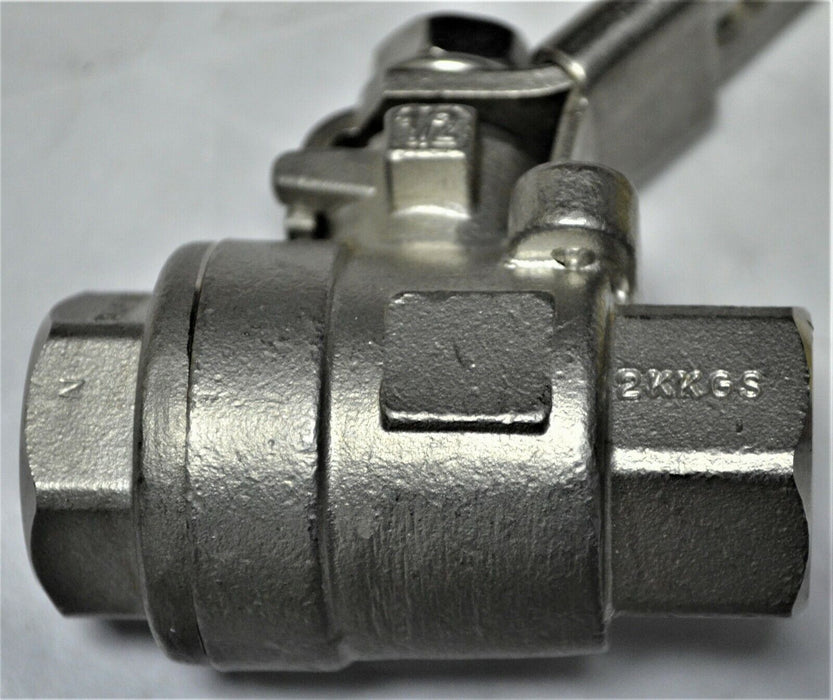 New 1/2" Legend T-712 Full Port, 316 Stainless Steel Ball Valve