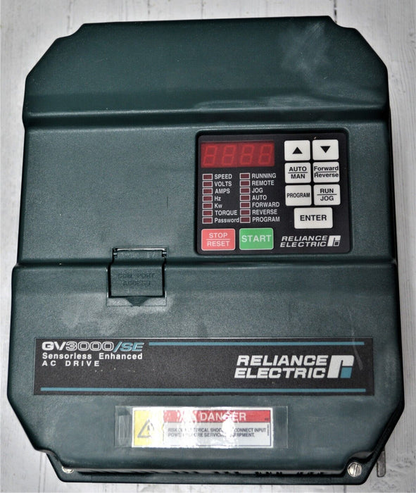 Reliance Electric GV3000 /SE 7.5 HP 7V4160 Firmware- 6.04 AC Drive Tested Good