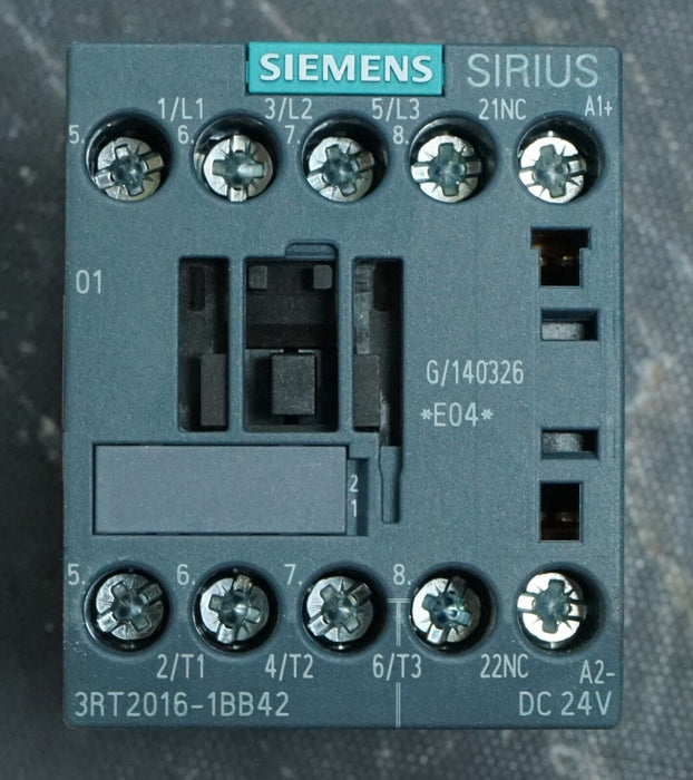 New SIEMENS SIRIUS 3RT2016-1BB42 CONTACTOR 24 VDC