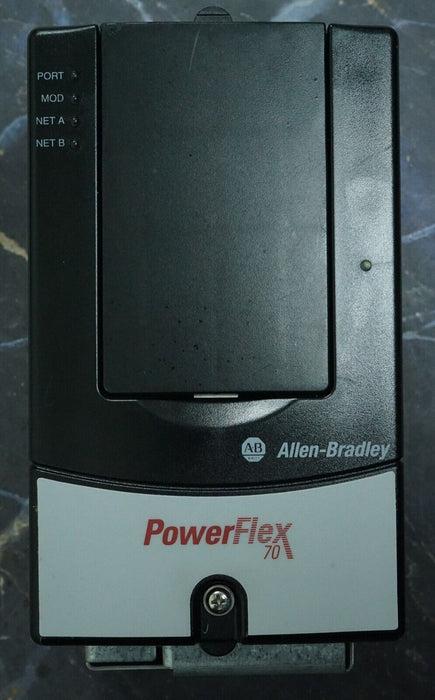 Low Hrs Allen-Bradley 20AD2P1A0AYNNNC0 PowerFlex70 1HP Ser. A FRN:5.001 Tested