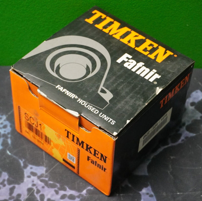 NEW TIMKEN SCJ1 Four-Bolt Flanged Mounted Bearings Setscrew Locking