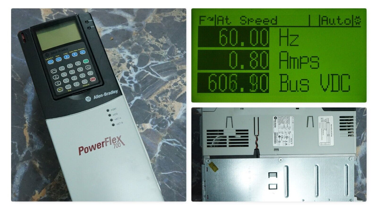 Allen-Bradley PowerFlex 700 20BD011M3AYNAND0 7.5 HP FRN:10.002