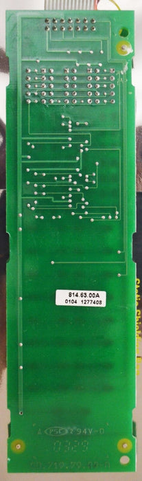 Reliance GV3000 Keypad/Display PCB ~ 814.63.00 ~ 814.63.00A Tested Good Quantity