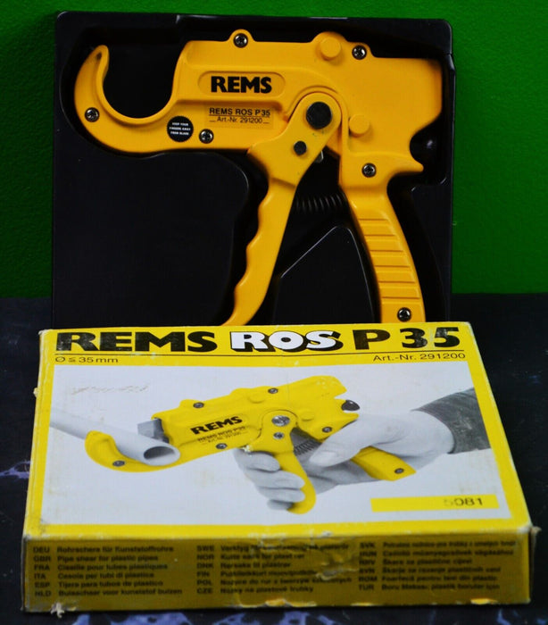 REMS ROS P35 291200 PIPE SISSORS (NEW)