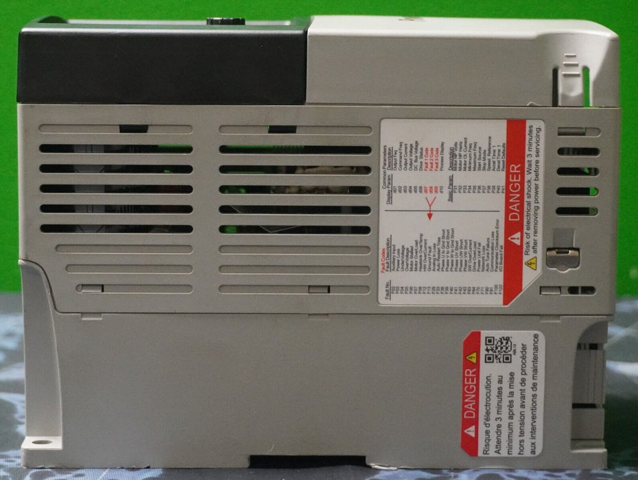 Zero Run Hours Allen-Bradley PowerFlex 4 22A-D6P0N104 3HP FRN:6.01 Series A