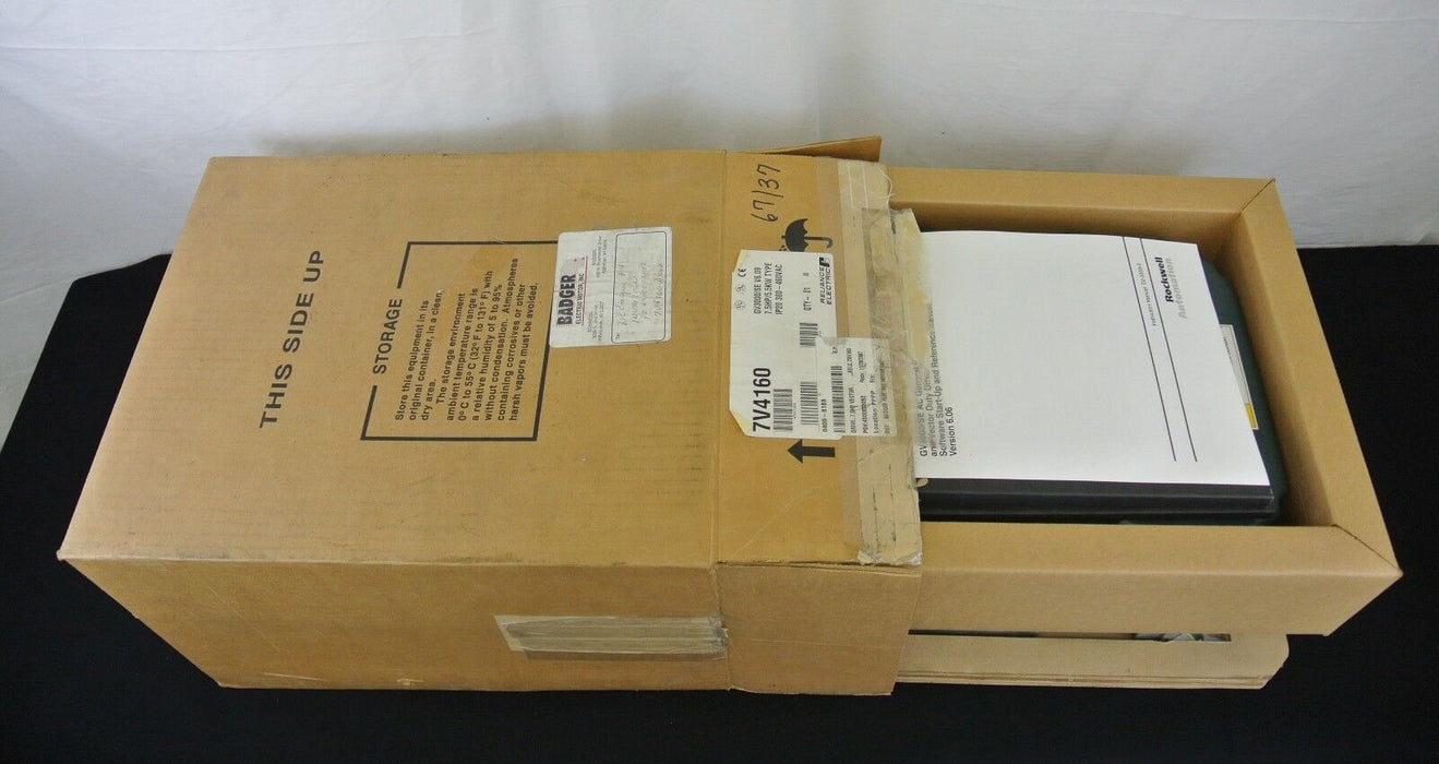 NEW Reliance Electric GV3000 /SE 7.5 HP 7V4160 Firmware 6.09 AC Drive - WITH BOX