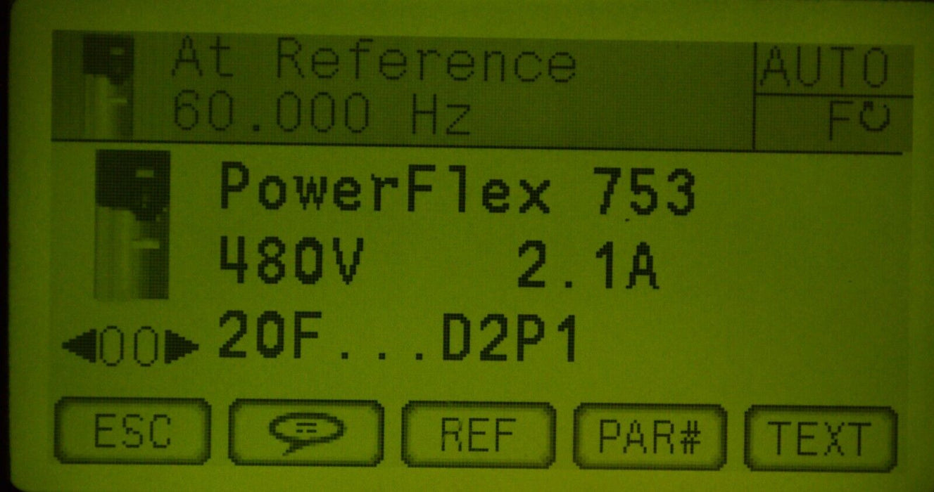 Allen-Bradley PowerFlex753 20F11G2P1AA0NNNNN 1HP Ser. A FRN:13.003 Tested Good