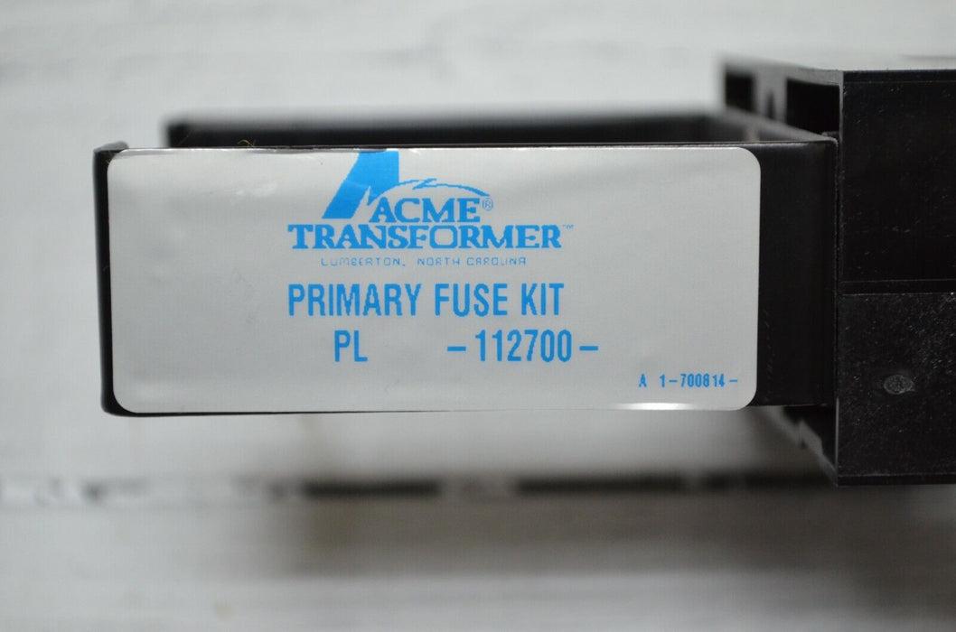 Acme Electric PL112700 Primary Fuse Kit Tested Good