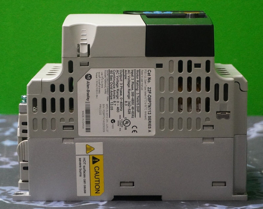 Allen-Bradley 22F-D8P7N113 Series A PowerFlex 4M AC Drive 3-P 5HP FRN:2.02