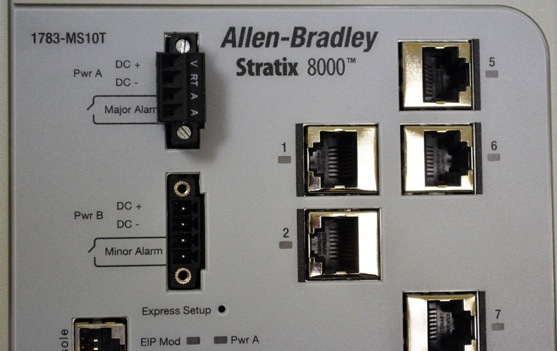 Allen Bradley 1783-MS10T Stratix 8000 EtherNet Managed Switch Tested Good