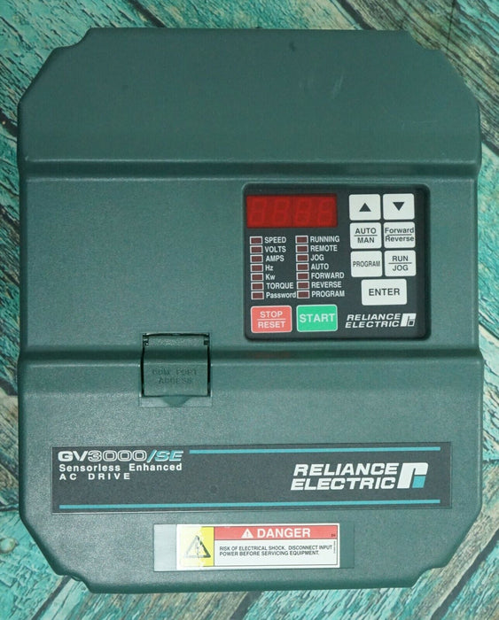 RELIANCE ELECTRIC GV3000/SE 7.5 HP 7V4160 FIRMWARE 6.03 AC DRIVE TESTED GOOD