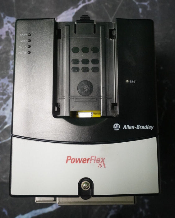 Low Hours Allen-Bradley Powerflex 70 5 HP 20AD8P0A0AYNNNNN Series A FRN:1.012