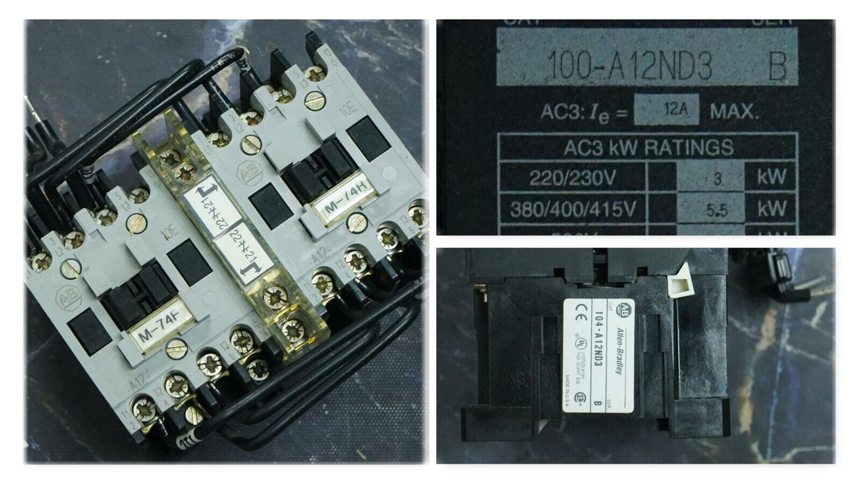 Allen Bradley 104-A12ND3 Reversing Contactor