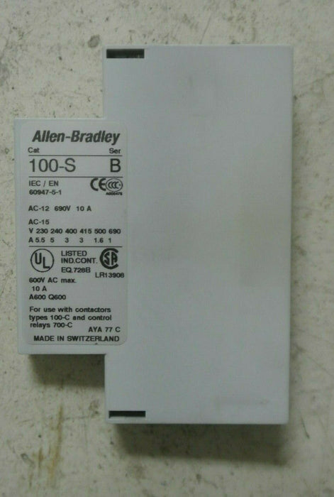 Allen Bradley 100-S Series B Side Mounted Auxiliary Contact Block