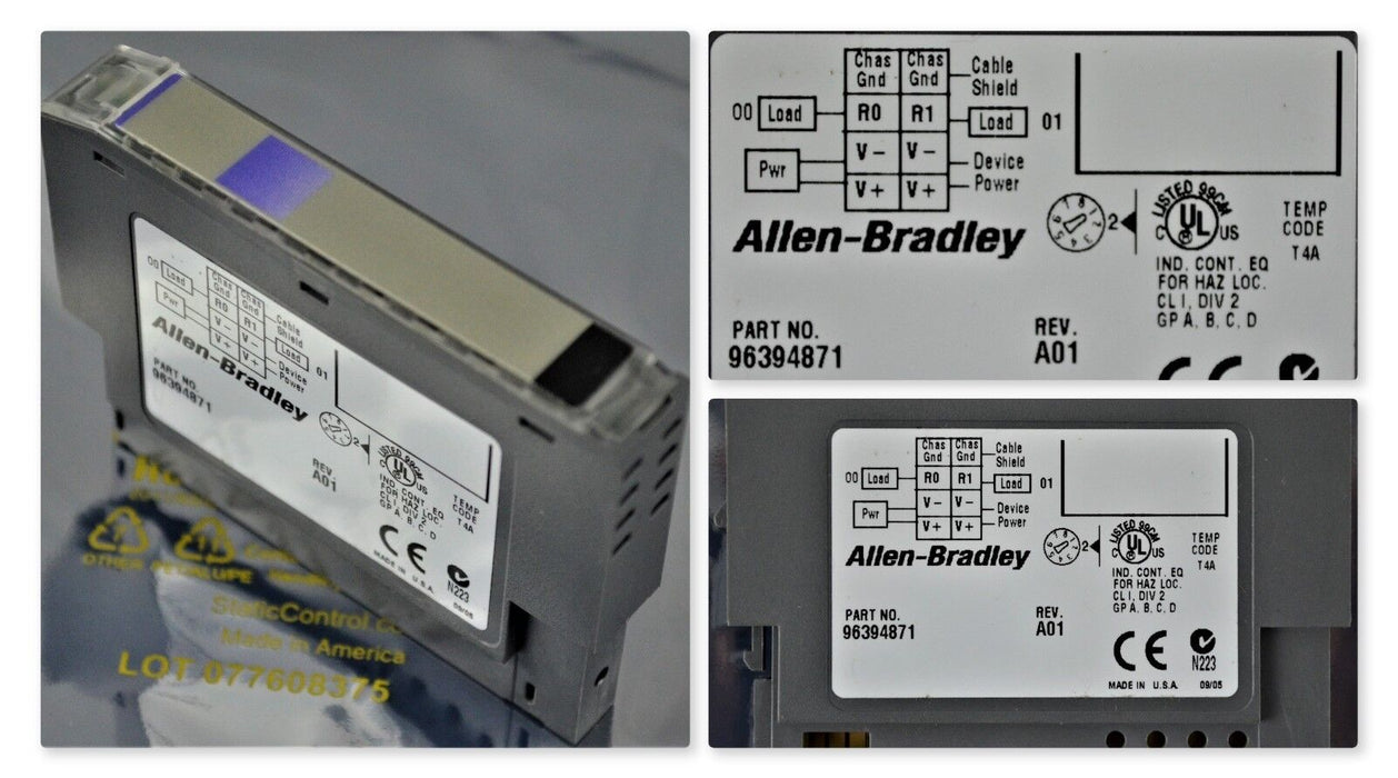 ALLEN BRADLEY 96394871 , REVISION A01 , HIGH SPEED COUNTER MODULE