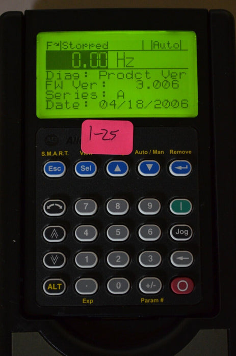 Allen-Bradley 20-HIM-A3 SERIES A Full Numeric HMI Keypad Firmware 3.006   #1-25