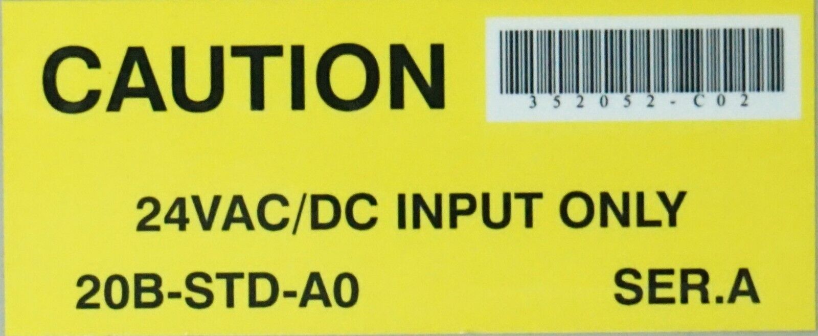 Allen Bradley 20B-STD-A0 PowerFlex 700 STD Cassette 24 VDC Version:3.002 SER.A