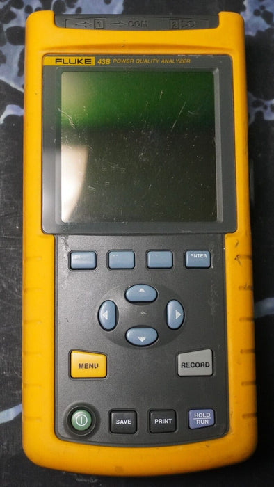 FLUKE 43B HANDHELD Power Quality Analyzer Tested Good