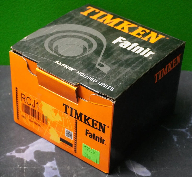 NEW TIMKEN RCJ1 Four-Bolt Flanged Mounted Bearings Eccentric Locking Collar