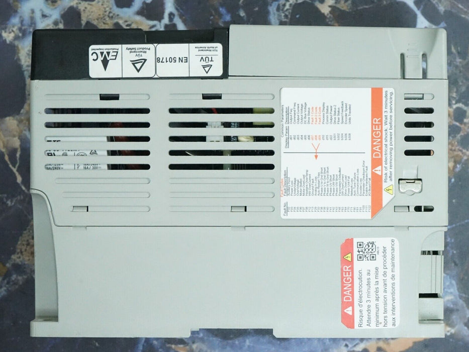 Low Hours 2016 Allen Bradley 22D-D4P0N104 PowerFlex40 Firmware 2.01 Series A