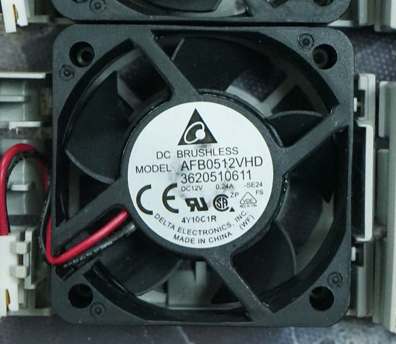 (4)Delta AFB0512VHD 7000 RPM 12v DC 50mm x 20mm 2-Wire PC/CPU/Server Cooling Fan