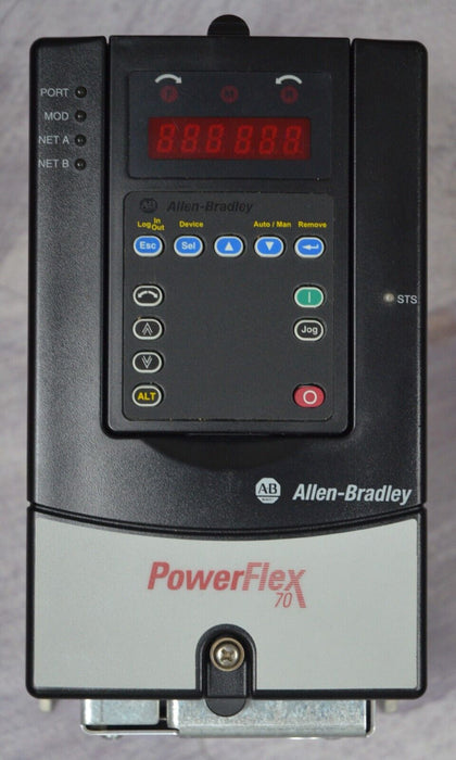 NEW Allen-Bradley PowerFlex70 1 HP 20AD2P1A1AYNNNNN  Series A 480 VAC with HMI