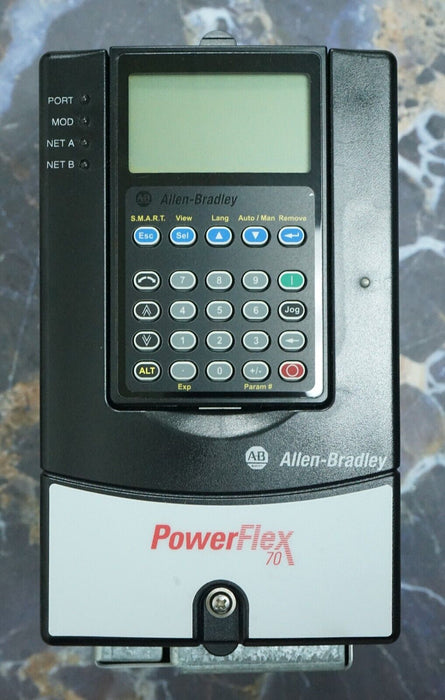 New Allen-Bradley PowerFlex 70 20AD2P1A3AYNNNC0 Ser. A 1 HP FRN 4.001