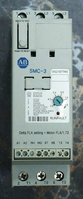 Allen-Bradley 150-C9NBD Series B SMC-3 Motor Controller FRN:2.08