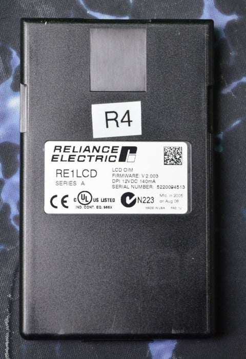 Reliance Electric RE1LCD A Keypad FRN:2.003 Tested Good R4