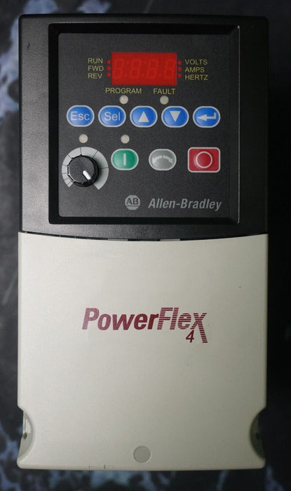 Allen-Bradley PowerFlex 4 22A-B017N104 5HP Series A FRN:6.01 Tested Good