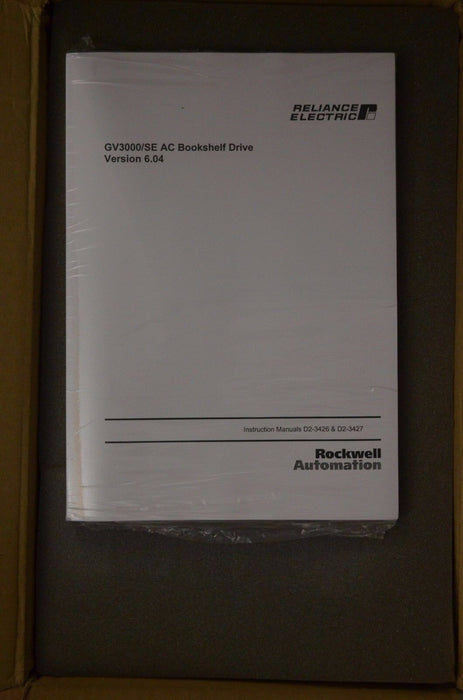 Reliance GV3000E-AC003-AA-DBU 31ER4060 FRN-6.04 AC DRIVE 480 VAC NIB