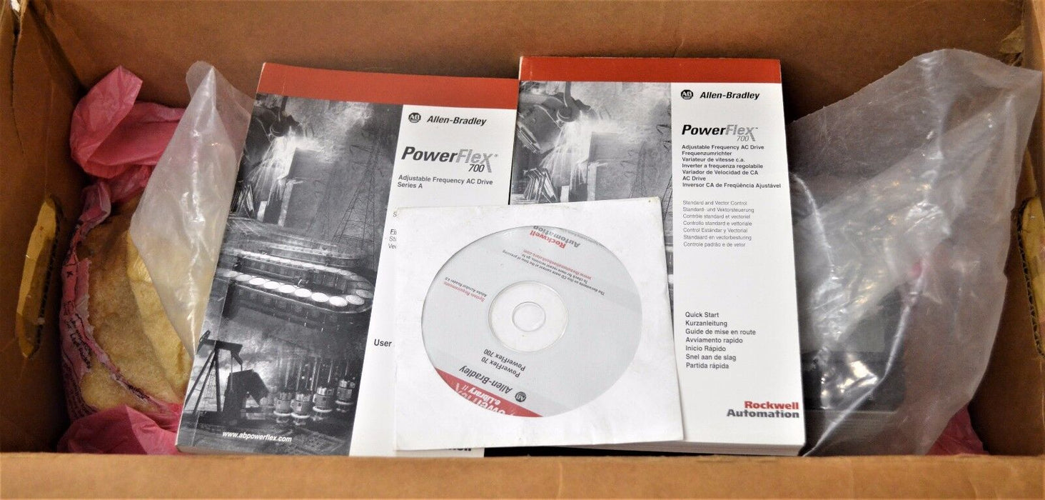 NEW Allen-Bradley 3 HP PowerFlex 700 20BD5P0A3AYYAEB0 480 VAC  Open Box