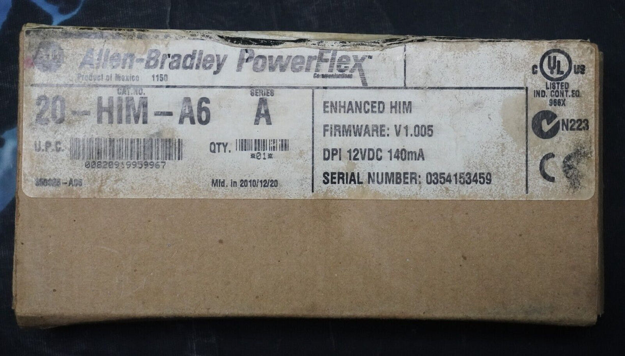 New Allen Bradley 20-HIM-A6 LCD Series A FRN:1.005