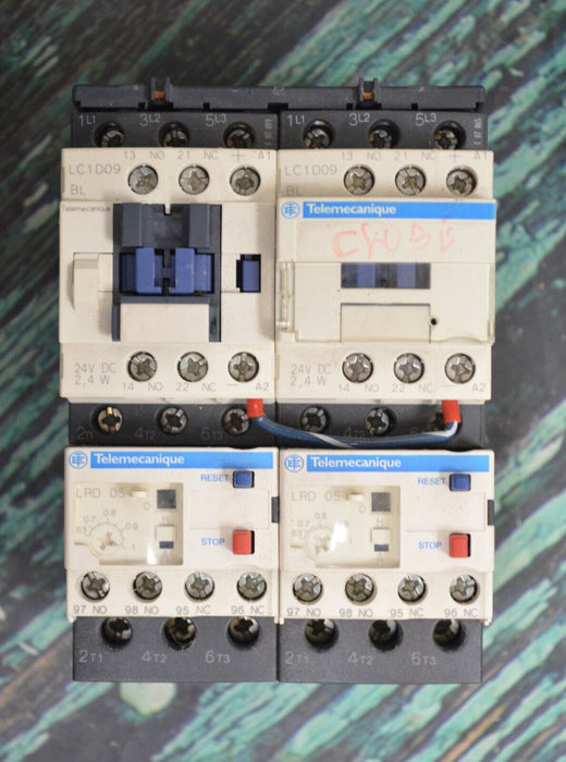 Schneider Electric Telemecanique LC1D09BL LRD-05 Contactor 3 Pole 24v 2 Linked