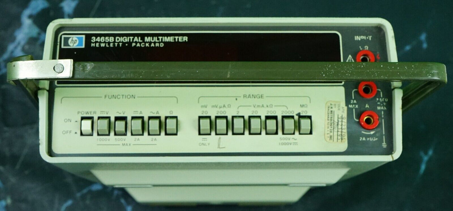 HP 3465B DIGITAL MULTIMETER