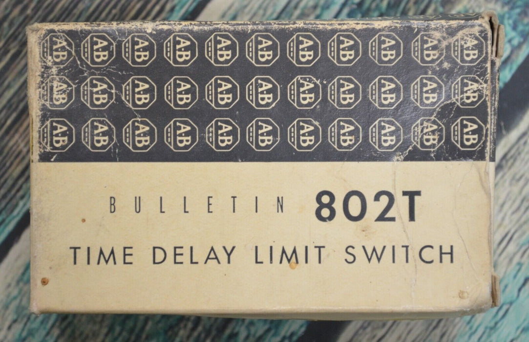 New Open Box Allen Bradley 802T-R3TD Time Delay Limit Switch Ser. 1