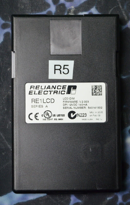 Reliance Electric RE1LCD A Keypad FRN:2.003 Tested Good R5